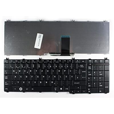 Power4Laptops Keyboards4Laptops Vervangend toetsenbord voor laptop (PC), zwart, compatibel met Toshiba Satellite L650-12Q Power4Laptops Keyboards4Laptops Vervangend toetsenbord voor laptop (PC), zwart, compatibel met Toshiba Satellite L650-12Q