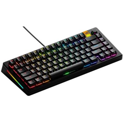 GLORIOUS Gaming GMMK 3 HE med dynamiska avtryckare, Hall Effect, 8K updateringsfrekvens, MX- Och magnetbrytare, 75% TKL, moduärt packnsystem, doubleshot PBT-tangenter, USA QWERTY Svart GLORIOUS Gaming GMMK 3 HE med dynamiska avtryckare, Hall Effect, 8K updateringsfrekvens, MX- Och magnetbrytare, 75% TKL, moduärt packnsystem, doubleshot PBT-tangenter, USA QWERTY Svart