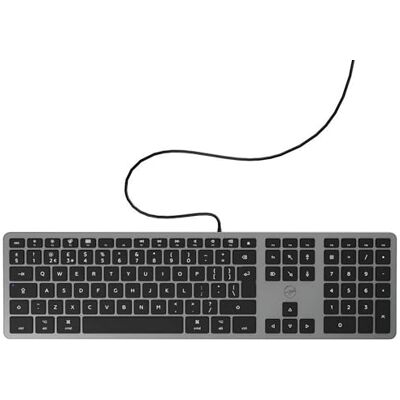 Mobility Lab bekabeld QWERTY-toetsenbord voor Mac – USB, stille en responsieve toetsen – ultradun design in zwart/grijs – compatibel met Mac Mini, plug & play – geïntegreerde multimedia-sneltoetsen Mobility Lab bekabeld QWERTY-toetsenbord voor Mac – USB, stille en responsieve toetsen – ultradun design in zwart/grijs – compatibel met Mac Mini, plug & play – geïntegreerde multimedia-sneltoetsen