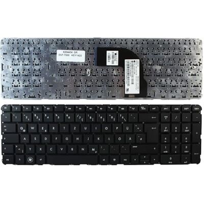 Keyboards4Laptops HP Pavilion DV7-7005eo Duits vervangend laptoptoetsenbord, zwart Keyboards4Laptops HP Pavilion DV7-7005eo Duits vervangend laptoptoetsenbord, zwart