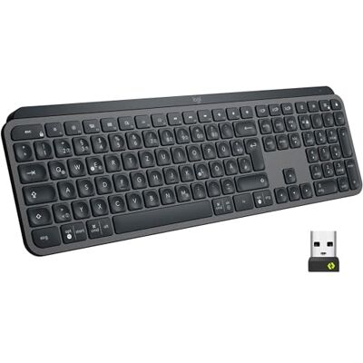 Logitech MX Keys for Business draadloos toetsenbord met QWERTZ Duits toetsenbord grijs Logitech MX Keys for Business draadloos toetsenbord met QWERTZ Duits toetsenbord grijs