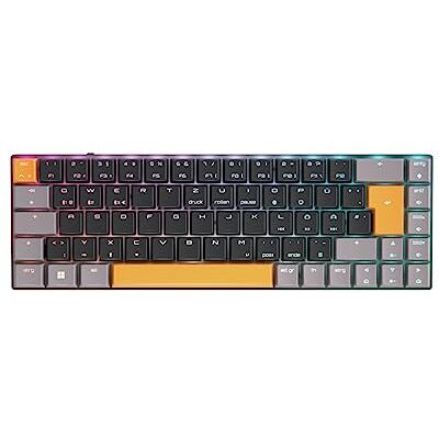 CHERRY MX-LP 2.1 Compact Wireless, compact draadloos gamingtoetsenbord met 69 toetsen, Duitse lay-out (QWERTZ), RGB-achtergrondverlichting, MX Low Profile Speed mechanische schakelaars, zwart CHERRY MX-LP 2.1 Compact Wireless, compact draadloos gamingtoetsenbord met 69 toetsen, Duitse lay-out (QWERTZ), RGB-achtergrondverlichting, MX Low Profile Speed mechanische schakelaars, zwart