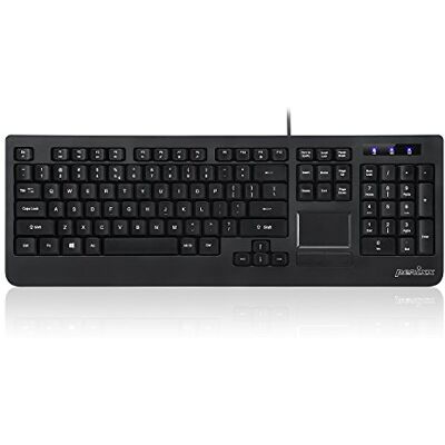 Perixx PERIBOARD-513II bekabeld toetsenbord met touchpad, standaard lay-out in volledige grootte, geschikt voor professioneel of industrieel gebruik, Amerikaanse lay-out Perixx PERIBOARD-513II bekabeld toetsenbord met touchpad, standaard lay-out in volledige grootte, geschikt voor professioneel of industrieel gebruik, Amerikaanse lay-out