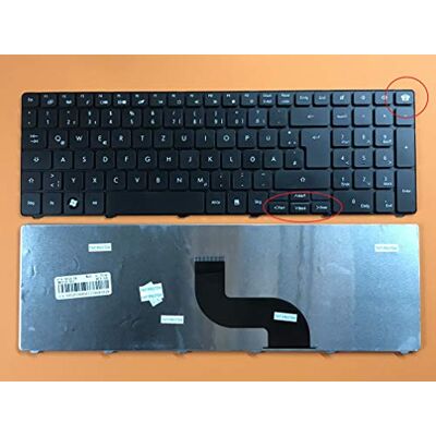 T-ProTek Duits toetsenbord, zwart, versie 5, compatibel met Acer Travelmate 8531, 8571 T-ProTek Duits toetsenbord, zwart, versie 5, compatibel met Acer Travelmate 8531, 8571
