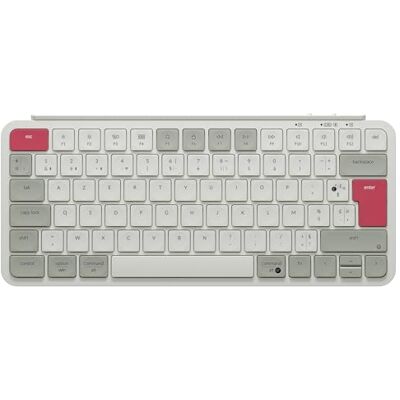 Keychron B1 Pro Draadloos toetsenbord, Frans toetsenbord AZERTY-lay-out, ontvanger 2,4 GHz/Bluetooth/bekabeld, aanpasbaar toetsenbord, programmeerbaar, extra dun, compatibel met Mac en Windows retro Keychron B1 Pro Draadloos toetsenbord, Frans toetsenbord AZERTY-lay-out, ontvanger 2,4 GHz/Bluetooth/bekabeld, aanpasbaar toetsenbord, programmeerbaar, extra dun, compatibel met Mac en Windows retro