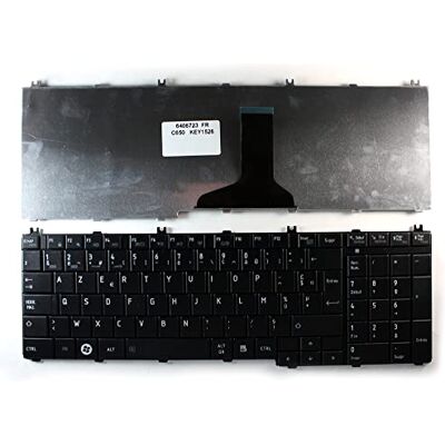 Power4Laptops Keyboards4Laptops Frans vervangend toetsenbord voor laptop (PC), zwart, compatibel met Toshiba Satellite C660-11Q Power4Laptops Keyboards4Laptops Frans vervangend toetsenbord voor laptop (PC), zwart, compatibel met Toshiba Satellite C660-11Q