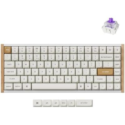 Keychron K2 HE Rapid Trigger Draadloos mechanisch toetsenbord met Hall Gateron-effect, 2,4 GHz dubbele rail magnetische schakelaar, QMK, Bluetooth 5.2 RGB, compatibel met Mac, Windows Linux Keychron K2 HE Rapid Trigger Draadloos mechanisch toetsenbord met Hall Gateron-effect, 2,4 GHz dubbele rail magnetische schakelaar, QMK, Bluetooth 5.2 RGB, compatibel met Mac, Windows Linux