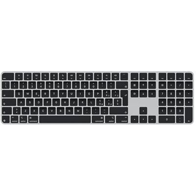 Apple Magic-toetsenbord met touch-ID en numeriek toetsenblok voor Macs met Chip, Italiaans, zwarte toetsen Apple Magic-toetsenbord met touch-ID en numeriek toetsenblok voor Macs met Chip, Italiaans, zwarte toetsen