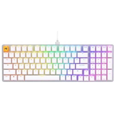 GLORIOUS Gaming GMMK 2 Full Size (96 procent) mechanisch gamingtoetsenbord, aluminium frame, personaliseerbaar, doubleshot keycaps, Fox-schakelaars, RGB, Amerikaans QWERTY, wit GLORIOUS Gaming GMMK 2 Full Size (96 procent) mechanisch gamingtoetsenbord, aluminium frame, personaliseerbaar, doubleshot keycaps, Fox-schakelaars, RGB, Amerikaans QWERTY, wit