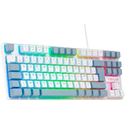 THE G-LAB Keyz Caesium TKL Gaming-toetsenbord, 87 toetsen, RGB, 15 macro's THE G-LAB Keyz Caesium TKL Gaming-toetsenbord, 87 toetsen, RGB, 15 macro's
