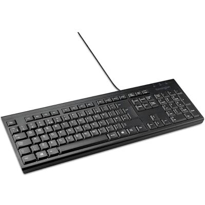 Kensington ValuKeyboard bekabeld toetsenbord voor pc en notebooks, USB-voeding compatibel met Dell, Acer, HP, Samsung en andere, AZERTY-modus zwart (1500109BFR) Kensington ValuKeyboard bekabeld toetsenbord voor pc en notebooks, USB-voeding compatibel met Dell, Acer, HP, Samsung en andere, AZERTY-modus zwart (1500109BFR)