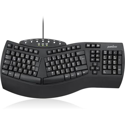 Perixx Toetsenbord USB Periboard-512 zwart ergonomisch QWERTZ Perixx Toetsenbord USB Periboard-512 zwart ergonomisch QWERTZ
