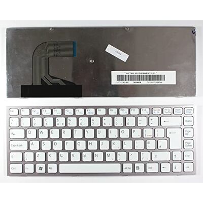 Power4Laptops Keyboards4Laptops Brits frame voor laptop (PC), wit, vervanging voor Sony 9Z.N3VSQ.60U Power4Laptops Keyboards4Laptops Brits frame voor laptop (PC), wit, vervanging voor Sony 9Z.N3VSQ.60U