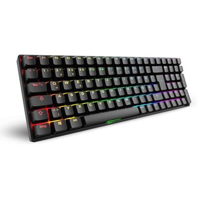 Sharkoon SGK50 S2 zwart, RGB, Gateron rood Sharkoon SGK50 S2 zwart, RGB, Gateron rood