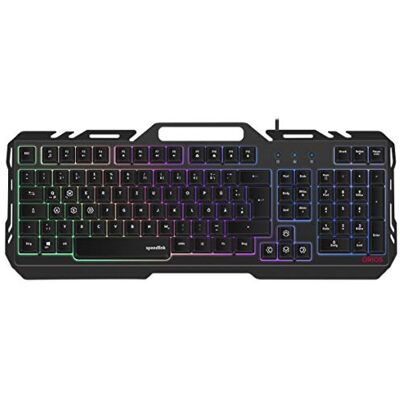 Speedlink SL-670003-BK Gaming-toetsenbord voor PC, zwart Speedlink SL-670003-BK Gaming-toetsenbord voor PC, zwart