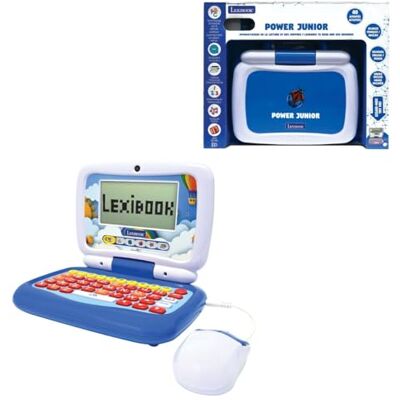 Lexibook , Power Junior, JC398i1 tweetalige educatieve laptop met 40 Engels/Frans, 40 activiteiten, syllabische en speelse methode, 3 geanimeerde verhalen, realistisch toetsenbord en muis Lexibook , Power Junior, JC398i1 tweetalige educatieve laptop met 40 Engels/Frans, 40 activiteiten, syllabische en speelse methode, 3 geanimeerde verhalen, realistisch toetsenbord en muis
