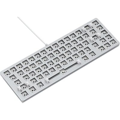 GLORIOUS Gaming GMMK 2 Compact (65%) Barebones (alleen frame), mechanisch gaming-toetsenbordframe, compact formaat (65%), aluminium, aanpasbaar, RGB, US/ANSI-lay-out, wit GLORIOUS Gaming GMMK 2 Compact (65%) Barebones (alleen frame), mechanisch gaming-toetsenbordframe, compact formaat (65%), aluminium, aanpasbaar, RGB, US/ANSI-lay-out, wit