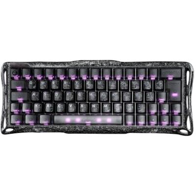 GravaStar Mercury V60 Pro Hall Effect Gaming Toetsenbord 8K (Cyber Frost Black, Duits QWERTZ) GravaStar Mercury V60 Pro Hall Effect Gaming Toetsenbord 8K (Cyber Frost Black, Duits QWERTZ)