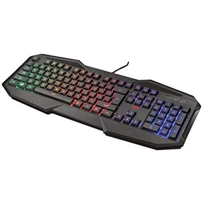 Trust GXT 830-RW Avonn USB Duits zwart – toetsenborden (standaard, bekabeld, USB, membraantoetsenbord, RGB-led, zwart) Trust GXT 830-RW Avonn USB Duits zwart – toetsenborden (standaard, bekabeld, USB, membraantoetsenbord, RGB-led, zwart)