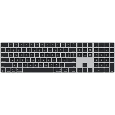 Apple Magic-toetsenbord met aanraak-ID en numeriek toetsenblok voor Macs met Chip, Amerikaans Engels, zwarte toetsen Apple Magic-toetsenbord met aanraak-ID en numeriek toetsenblok voor Macs met Chip, Amerikaans Engels, zwarte toetsen