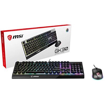 MSI Vigor GK30 Combo toetsenbord & muis voor gaming MSI Vigor GK30 Combo toetsenbord & muis voor gaming