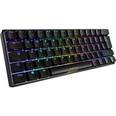 Sharkoon Skiller SGK50 S4 bk Kailh Red Gaming-toetsenbord USB Zwart Sharkoon Skiller SGK50 S4 bk Kailh Red Gaming-toetsenbord USB Zwart