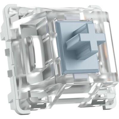 GLORIOUS Gaming 120 x kailh-brytare (zilver) linjära och snabba, 40 g actieve kracht, snabba brytare, 3-stiftsmontering, SMD-LED-compatibla Kailh Silver GLORIOUS Gaming 120 x kailh-brytare (zilver) linjära och snabba, 40 g actieve kracht, snabba brytare, 3-stiftsmontering, SMD-LED-compatibla Kailh Silver