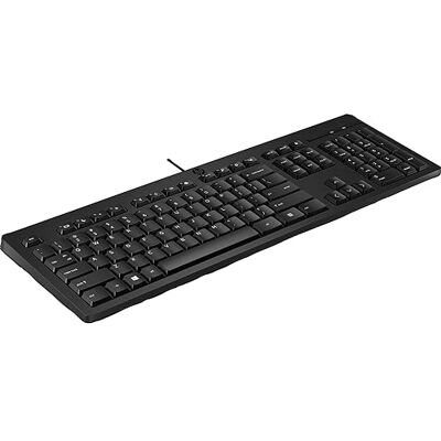 HP 125 zwart bekabeld toetsenbord HP 125 zwart bekabeld toetsenbord
