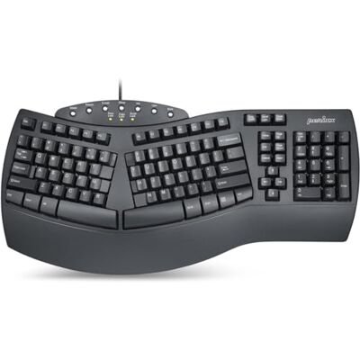 Perixx PERIBOARD 512 ergonomisch toetsenbord USB QWERTY USAIS Engelse lay-out, zwart Perixx PERIBOARD 512 ergonomisch toetsenbord USB QWERTY USAIS Engelse lay-out, zwart