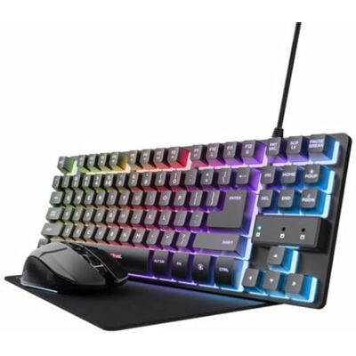Trust -toetsenbord en muis GXT794 QWERTY Spaans Trust -toetsenbord en muis GXT794 QWERTY Spaans