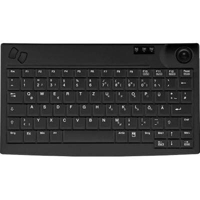 Active Key AK-440-TU-B/US USB Tastatur US-Englisch, QWERTY, Windows® Zwart Ingebouwd Trackball 4 zone(s) Active Key AK-440-TU-B/US USB Tastatur US-Englisch, QWERTY, Windows® Zwart Ingebouwd Trackball 4 zone(s)