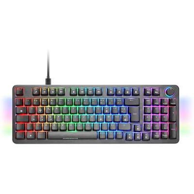 Mars Gaming MKPRO, compleet mechanisch gamingtoetsenbord, RGB Chroma, mechanische hot-swap-schakelaars, anti-ghosting, bedieningswiel, geavanceerde software, platform, stille schakelaar, Frans, zwart Mars Gaming MKPRO, compleet mechanisch gamingtoetsenbord, RGB Chroma, mechanische hot-swap-schakelaars, anti-ghosting, bedieningswiel, geavanceerde software, platform, stille schakelaar, Frans, zwart