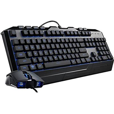 Cooler Master Devastator 3 Combo toetsenbord en gamingmuis – AZERTY Frans – membraantoetsenbord met led-achtergrondverlichting in 7 kleuren, speciale multimedia-toetsen, polssteun, gamingmuis MM110 Cooler Master Devastator 3 Combo toetsenbord en gamingmuis – AZERTY Frans – membraantoetsenbord met led-achtergrondverlichting in 7 kleuren, speciale multimedia-toetsen, polssteun, gamingmuis MM110