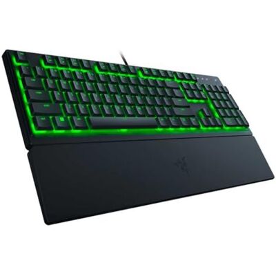 Razer Ornata V3 X Laag membraanprofiel toetsenbord met Chroma RGB (hybride membraanschakelaar, ergonomische polssteun) FR lay-out zwart Razer Ornata V3 X Laag membraanprofiel toetsenbord met Chroma RGB (hybride membraanschakelaar, ergonomische polssteun) FR lay-out zwart