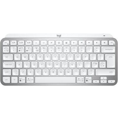 Logitech MX Keys Mini for Business draadloos toetsenbord met QWERTY Engels toetsenbord lichtgrijs Logitech MX Keys Mini for Business draadloos toetsenbord met QWERTY Engels toetsenbord lichtgrijs