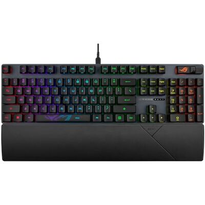Asus ROG Strix Scope II gaming toetsenbord in volledige grootte, dempend schuim, ROG NX Snow voorgesmeerde schakelaars, UV-gecoate ABS-toetsen, multifunctionele bediening, snelle toegang, RGB Asus ROG Strix Scope II gaming toetsenbord in volledige grootte, dempend schuim, ROG NX Snow voorgesmeerde schakelaars, UV-gecoate ABS-toetsen, multifunctionele bediening, snelle toegang, RGB