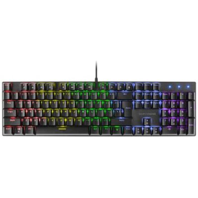Mars Gaming MK422 zwart, mechanisch gaming toetsenbord RGB, antighosting, mechanische switch Rood, taal Amerikaans Mars Gaming MK422 zwart, mechanisch gaming toetsenbord RGB, antighosting, mechanische switch Rood, taal Amerikaans