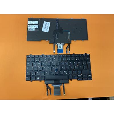 T-ProTek Duits toetsenbord met trackpoint, verlichting compatibel met Dell Latitude 14 (E5450-5878) T-ProTek Duits toetsenbord met trackpoint, verlichting compatibel met Dell Latitude 14 (E5450-5878)