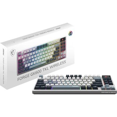 MSI FORGE GK600 TKL W SKY DE MSI FORGE GK600 TKL W SKY DE