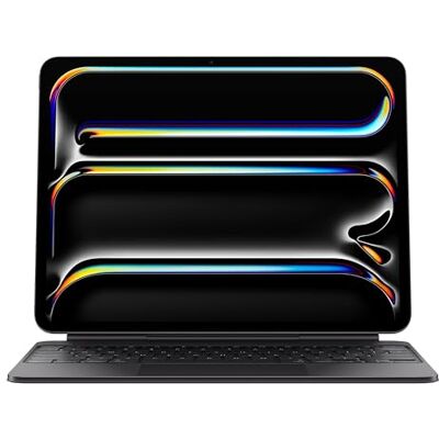 Apple Magic Keyboard toetsenbord en hoes voor iPad Pro 13 inch (M4), uitstekend typcomfort, geïntegreerd trackpad, rij functietoetsen, Duits wit Apple Magic Keyboard toetsenbord en hoes voor iPad Pro 13 inch (M4), uitstekend typcomfort, geïntegreerd trackpad, rij functietoetsen, Duits wit