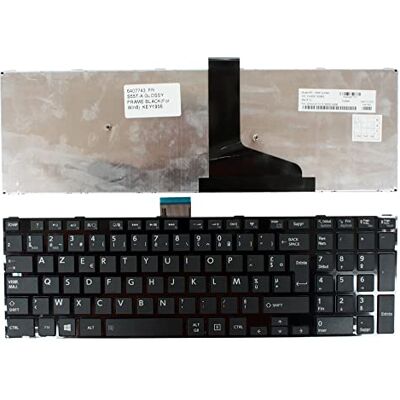 Power4Laptops Keyboards4Laptops Frans glanzend zwart frame zwart compatibel met Windows 8 toetsenbord vervanging compatibel met Toshiba Satellite S50-A-114 Power4Laptops Keyboards4Laptops Frans glanzend zwart frame zwart compatibel met Windows 8 toetsenbord vervanging compatibel met Toshiba Satellite S50-A-114
