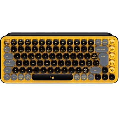 Logitech POP Keys Draadloos Mechanisch Toetsenbord Emoji-toetsen, compact design, Bluetooth/USB, multiapparaat, compatibel met OS, Frans AZERTY Blast Logitech POP Keys Draadloos Mechanisch Toetsenbord Emoji-toetsen, compact design, Bluetooth/USB, multiapparaat, compatibel met OS, Frans AZERTY Blast