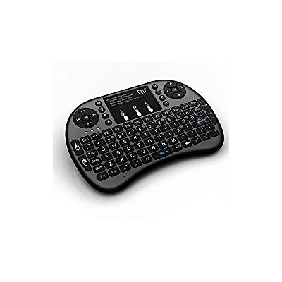 Rii i8+ RF-draadloos toetsenbord + Bluetooth QWERTY zwart – toetsenborden (mini, draadloos, RF-draadloos + Bluetooth, QWERTY, LED, zwart) Rii i8+ RF-draadloos toetsenbord + Bluetooth QWERTY zwart – toetsenborden (mini, draadloos, RF-draadloos + Bluetooth, QWERTY, LED, zwart)