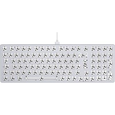 GLORIOUS Gaming GMMK 2 Full Size (96%) Barebones (alleen frame), mechanisch gaming-toetsenbordframe, standaardformaat (96%), aluminium, aanpasbaar, RGB, internationale lay-out/ISO wit GLORIOUS Gaming GMMK 2 Full Size (96%) Barebones (alleen frame), mechanisch gaming-toetsenbordframe, standaardformaat (96%), aluminium, aanpasbaar, RGB, internationale lay-out/ISO wit