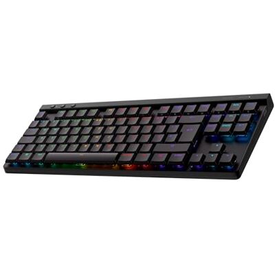 Logitech G515 LIGHTSPEED TKL draadloos gamingtoetsenbord, geprofileerd, Duits QWERTZ-toetsenbord, touchscreen, zwart Logitech G515 LIGHTSPEED TKL draadloos gamingtoetsenbord, geprofileerd, Duits QWERTZ-toetsenbord, touchscreen, zwart