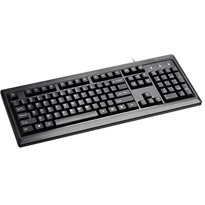 Kensington ValuKeyboard 1500109 bekabeld USB-toetsenbord voor pc, laptop, desktop, laptop, compatibel met Dell, Acer, HP, Samsung en andere, met QWERTY-lay-out, zwart Kensington ValuKeyboard 1500109 bekabeld USB-toetsenbord voor pc, laptop, desktop, laptop, compatibel met Dell, Acer, HP, Samsung en andere, met QWERTY-lay-out, zwart