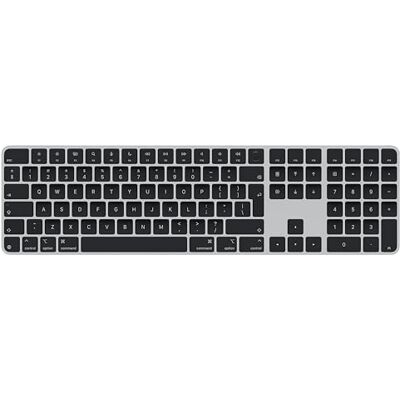 Apple Magic-toetsenbord met aanraak-ID en numeriek toetsenblok voor Macs met Chip, internationaal Engels, zwarte toetsen Apple Magic-toetsenbord met aanraak-ID en numeriek toetsenblok voor Macs met Chip, internationaal Engels, zwarte toetsen
