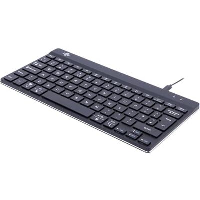 R-Go Tools R-Go Compact Break Toetsenbord, met Anti-RSI Pause-software, ultradun, 2 x USB-C voor extern digitaal toetsenbord, QWERTY (VK), bekabeld, voor Windows, Mac, Linux, zwart R-Go Tools R-Go Compact Break Toetsenbord, met Anti-RSI Pause-software, ultradun, 2 x USB-C voor extern digitaal toetsenbord, QWERTY (VK), bekabeld, voor Windows, Mac, Linux, zwart