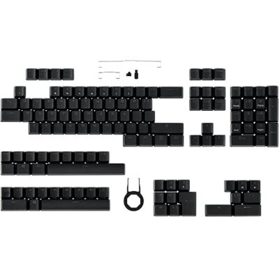 Asus Hoogwaardige en duurzame ROG PBT-toetsenset van PBT met verkorte schacht en middelhoge profielen, biedt een betere klikstabiliteit en een langere levensduur, Britse lay-out Asus Hoogwaardige en duurzame ROG PBT-toetsenset van PBT met verkorte schacht en middelhoge profielen, biedt een betere klikstabiliteit en een langere levensduur, Britse lay-out