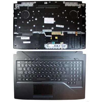 Power4Laptops Asus GL503VM-FY108T Laptop Vervanging Toetsenbord met Topcase en Touchpad Zwart Power4Laptops Asus GL503VM-FY108T Laptop Vervanging Toetsenbord met Topcase en Touchpad Zwart